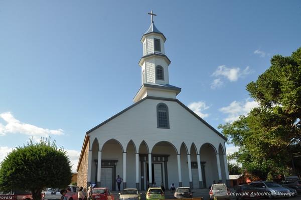 L’église Notre Dame de la Douleur du village de Dalcahue