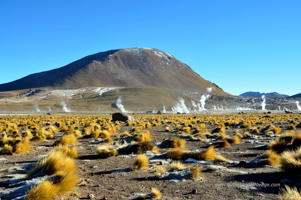 Le site du Tatio, entre geysers et volcans à 4321m d’altitude