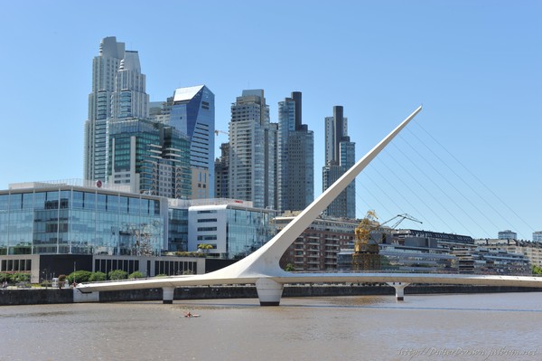“El Puente de la Mujer” – le pont de la femme à Buenos Aires